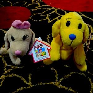 Two puppy stuffed animals, part of the Ruby’s Car Hop Kids Collection